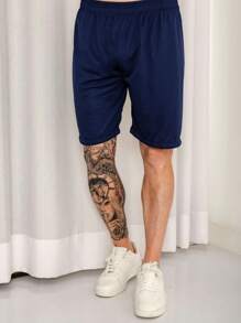 Men Shorts - Màu xanh lam - Xem 3