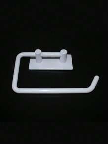 Kitchen Tissue Holder Bathroom Toilet Paper Rack Solid Tissue Stand Cling Film Dispenser Paper Towel Roll Holder,Home Stuff,Table,Home Decorations,Home Organization And Storage,Room Decor,Room Decor Bedroom,Kitchen Accessories,Kitchen Tools,Organiser Kitchen,Travel,Holiday,Tissue Box Holder,Napkin Holder,Festival Family Gathering,Kitchen Dining Table Decor For Home Kitchen Bedroom Living Room Dining Room, Home Decoration Accessories, Decorative Box,Women Wedding Gift,Summer Travel Holiday Festival Must-Have - White - View 4