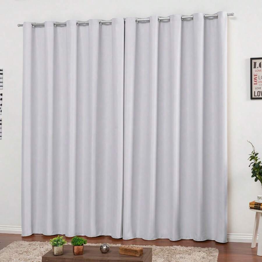 Door Curtains - White - View 1