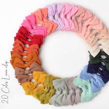 嬰幼女寶寶全鋪面防滑綁髮夾,綁細髮寶寶用的頭髮弓,雙層夾 - 彩色 - 查看 5