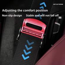 2入組abs材質銀色汽車安全帶調節器,肩膀和頸部安全帶定位器固定鎖環,適用於bmw 1 2 3 4 5系列 X1 X2 X3 X4 X5 X6車型 - 銀色 - 查看 8