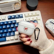 1pc Spider Cartoon Design Hard Case With Anti-Impact Neck Strap Compatible With Airpods 1/2/3/Pro/Pro2 - Multicolor - View 6