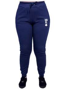 Women Sweatpants - 藏蓝色 - 查看 1