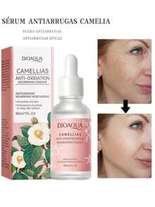 BIOAOUA Serum Nutritivo Antioxidante Camelia Serum Hidratante, Hidratante y Reparador 30ml - Rosa - Ver 1