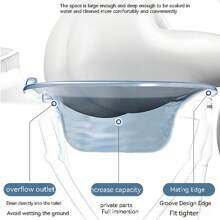 1入組適用於坐浴臀部的男女通用沖洗器,適用於孕婦,毋需蹲姿,適用於廁所,適用於年長者和患者護理,可洗滌 - 粉色 - 查看 3