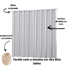 Door Curtains - White - View 2