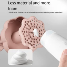 Automatic Rebound Foaming Machine, Used For Face Washing, Hair Washing And Shampoo, Foam Dispenser Bottle For Cleanser, Pink - Pink - View 5