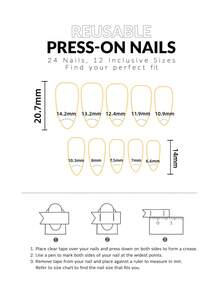 24入組實心淺粉色指甲夾,適用於女孩妝點指甲魔鏡,亮麗微妙的金色閃粉,附贈1件果凍膠水和1件迷你指甲銼 - 淺粉色 - 查看 8