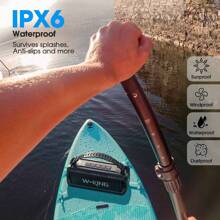 W-KING Bluetooth Speaker, 30W Portable Wireless Loud Speakers, IPX6 Waterproof Outdoor Speaker With Punchy Bass, 24H Play, EQ, AUX, TF Card, USB Playback -Powerful Speaker For Home, Party, Halloween - Black - View 6