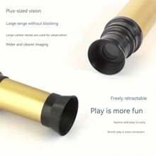 1pc Children's Pirate Telescope, Magnifying Glass Science Small Experimental Teaching Aids Educational Science And Education Toys - Multicolor - View 3