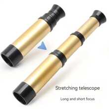 1pc Children's Pirate Telescope, Magnifying Glass Science Small Experimental Teaching Aids Educational Science And Education Toys - Multicolor - View 5