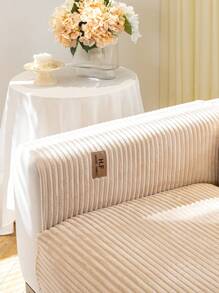 1 Miếng Màu thuần Sang trọng Bọc ghế sofa , Không trượt Sofa Chỗ ngồi & Chỗ dựa lưng & Bọc tay vịn , Tất cả các mùa - Cà phê nâu - Xem 5