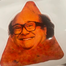 Pack Of 2 Danny Dorito Sticker Vinyl Bumper Sticker Decal Waterproof 5" (2Pcs) - Apricot - View 4