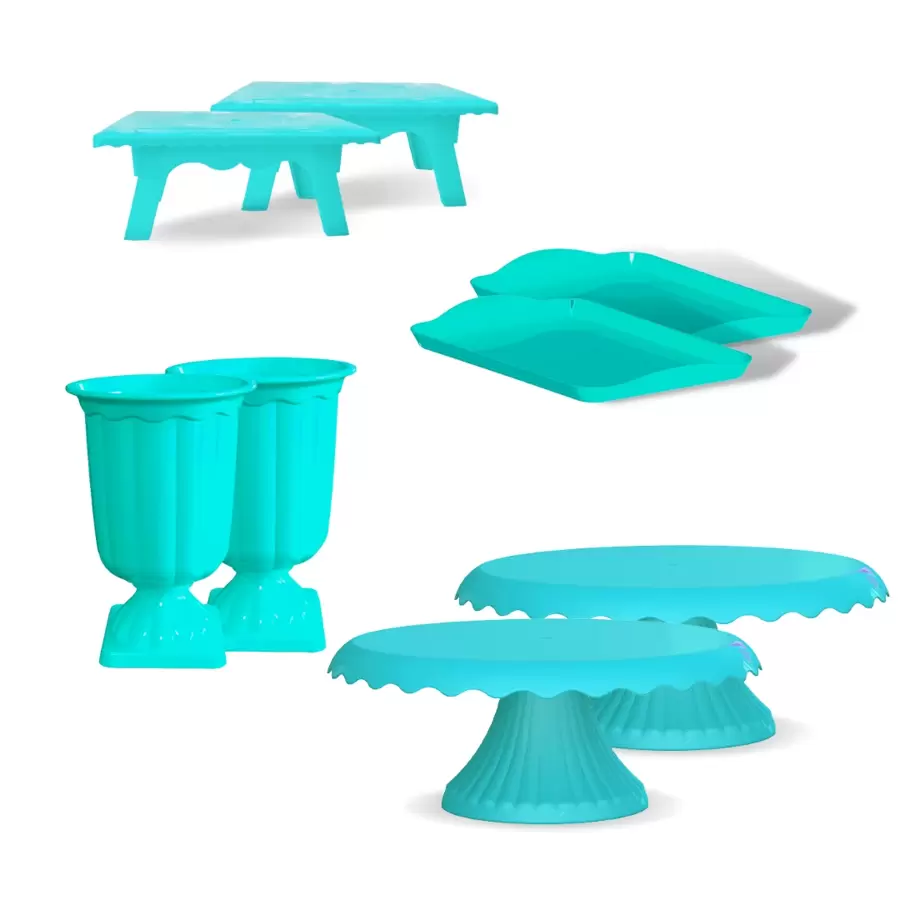 Party Backdrops - Mint Blue - View 1