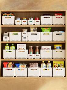 1pc Extendable Plastic Storage Drawer, Storage Basket For Toys, Underwear, Kitchen Spice Bottle Organizing,For Back To School