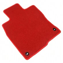 4PCS Floor Mats Fit For 16-21 Hondas' Civic All Models (Sedan, Coupe,Hatchback,Type R) Nylon Auto Front Driver Passenger Side All Season Car Mats Carpets Replacement Interior Accessories, A Versatile Valentine Gift - Red - View 5