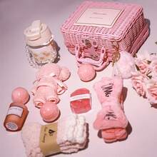 Birthday Gifts For Women,Christmas Gifts Basket For Women Girlfriend Sister Mom Unique Ideas Spa Package Get Well Soon Gifts Friendship Presents For Best Female Friend Wife Christmas Thank You Gifts - 珊瑚粉 - 查看 2