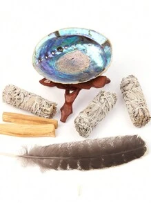 1根火雞羽毛,適用於聖木燒燻、家飾以及工藝品 - 黑色 - 查看 6