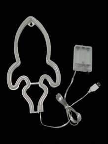 Led火箭霓虹燈掛式燈飾,適用於遊戲室,節日,派對,酒吧裝飾 - 彩色 - 查看 7