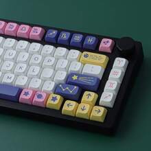 132 Keys PBT Keycaps Set Constellation XDA Profile Dye Sublimation Customized US Layout Keycaps For With Cherry MX Switches Mechanical Keyboards (Only Keycaps) - Constellation Profile - View 5
