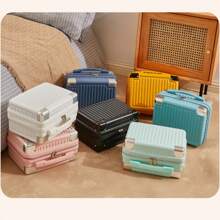 大手提包旅行化妆美容剃须刀女士收纳袋化妆包学校用品学校用品学生宿舍野餐旅游行李箱手提行李旅行学校假期蜜月旅行出国留学毕业假期必备旅行配件礼物的理想选择男士女士男孩女孩情侣毕业礼物学校包学校配件学校用品 - 藏蓝色 - 查看 8