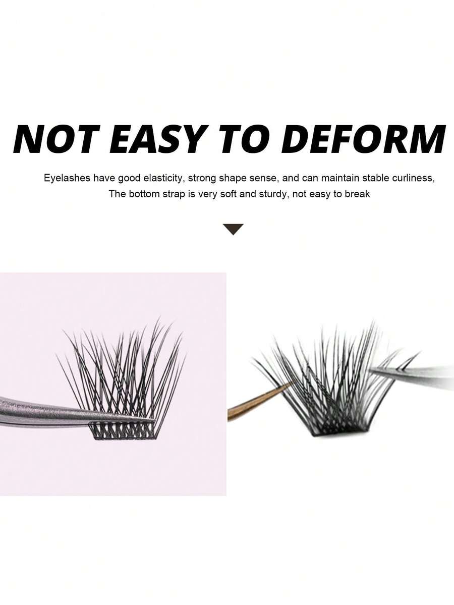 10 Lines Softest Natural Look Cluster Eyelashes False Lashes DIY Eyelash Extension For Home Use