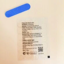 24入組/套純紅色中長方形假指甲,配1支果凍膠和1支迷你指甲文件,提升膚色,假日必備 - 紅色 - 查看 4