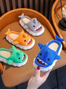 Pantuflas Diseño Tiburón Antideslizante para Adulto Transpirables - Naranja - Ver 5