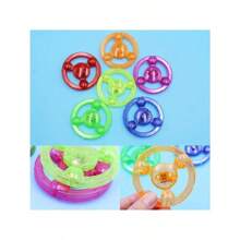 10 件裝隨機顏色閃閃發光拉線風車發光飛輪拉哨創意玩具禮品、派對禮物、節日禮物、生日禮物、夜光派對用品 - 彩色 - 查看 5