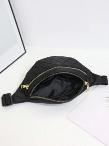 2pcs Women's Waterproof Waist Bag, Shoulder & Crossbody