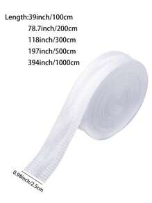 Self-Adhesive No-Cut Hem Length Adjustment Stickers - Easily Transform Your Pants! - White - View 2