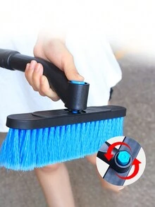 1只伸縮式雪鏟配刷,冰鏟,雪鏟,3合1汽車除雪工具套裝 - 藍色 - 查看 4