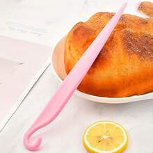 1pc, Demolding Knife, Plastic Baking Tools, Cake Scraper, Butter Cream Spreader, Bakeware, Fondant Decoration - Pink - View 5