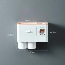 Toothbrush & Toothpaste Holders - Hồng - Xem 2