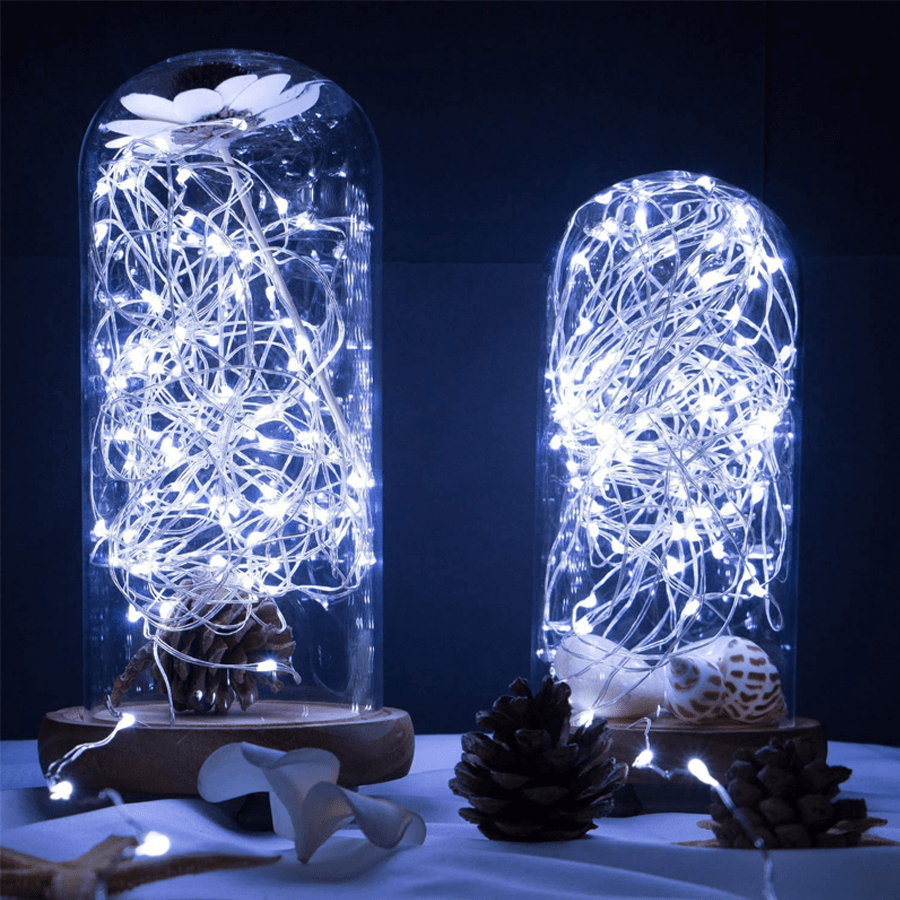 White 2 Pieces Outdoor Decorative String Lights, Perfect For Holiday