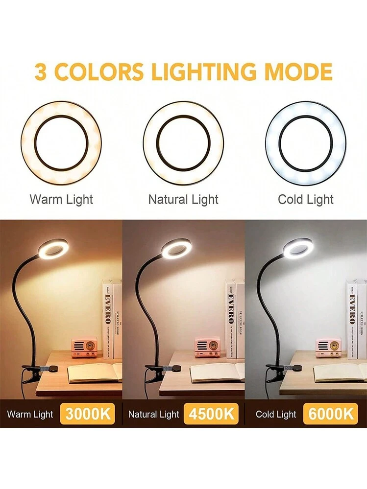 Lampada Da Tavolo 2 In 1 A LED Ricaricabile Con Paralume In Lino – Touch Dimmer 3 Colori E Batteria 1200mAh