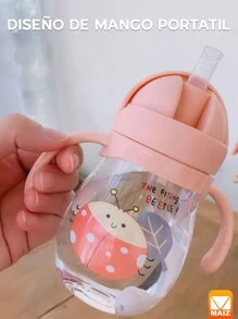 Taza Sippy Para Bebé Con Sistema Antiderrames Y Asas Dobles Para Mayor Agarre - Azul - Ver 2