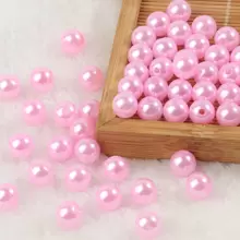 彩色圓形丙烯酸仿珍珠散珠,diy珠寶製作手鍊項鍊,4/6/8/10mm - 彩色 - 查看 9