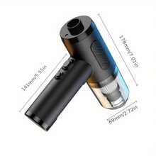 壓縮空氣除塵器,50,000 Prm 電動罐裝空氣罐套件,用於汽車筆記型電腦鍵盤的無線充電式鼓風機,便攜式替代壓縮空氣罐 - 黑色 - 查看 11