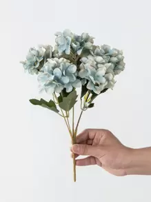 1 Pieza / 3 Piezas Ramo de flores de hortensias artificiales, plantas falsas para decoración de habitación, decoración de otoño, decoración de flores falsas para jardín, centros de mesa, decoración de fiesta de cumpleaños, decoración de boda, cesta de flores, flores para la novia, decoración del hogar, comedor, dormitorio, decoración de alféizar de ventana, decoración de jarrones, regalo del Día de San Valentín, decoración de Año Nuevo, jardín al aire libre, inicio de temporada escolar, Día de San Valentín, regalo