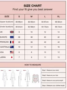 1 件女士无缝全身塑身衣，长袖，收腹 - 黑色 - 查看 7