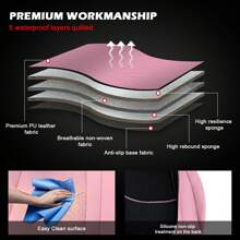 4PCS White Car Seat Covers Fit 2020-2024 Tesla Y 5 Seats Models, Not Fit 7 Seat Model OE Style Front & Rear Row Waterproof Easy Clean Auto Car Driver Passenger Side Seat Cushion Protector Cover Interior Accessories Ideal For Car Refresh, A Refreshing Valentine Gift - 粉紅色納帕皮革 - 查看 5