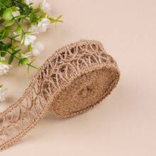 4cm手工編織黃麻繩diy復古手工藝衣物配件材料10米 - 彩色 - 查看 3