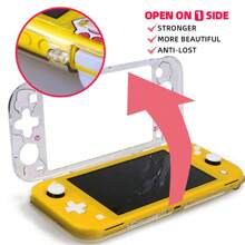 游戏机个性化创意樱花水晶外壳第二代，兼容 Switch Lite Ns Lite - 無色 - 查看 8