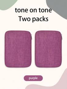 1pc Portable Watch Band Storage Bag/box, Perfect Gift For Festival/birthday/easter, Bohemian Style - Purple - View 12