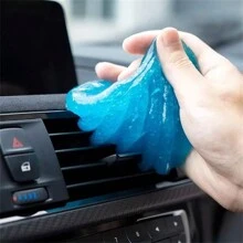 70G Siêu Tự động Vệ sinh ô tô Tấm lót Keo dính Bột Người dọn dẹp Ảo thuật Người dọn dẹp Bụi bặm Để loại bỏ Gel Nhà  Máy tính Bàn phím Lau sạch Công cụ - Nhiều màu - Xem 1
