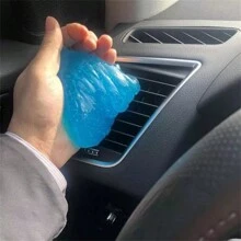 70G Siêu Tự động Vệ sinh ô tô Tấm lót Keo dính Bột Người dọn dẹp Ảo thuật Người dọn dẹp Bụi bặm Để loại bỏ Gel Nhà  Máy tính Bàn phím Lau sạch Công cụ - Nhiều màu - Xem 3