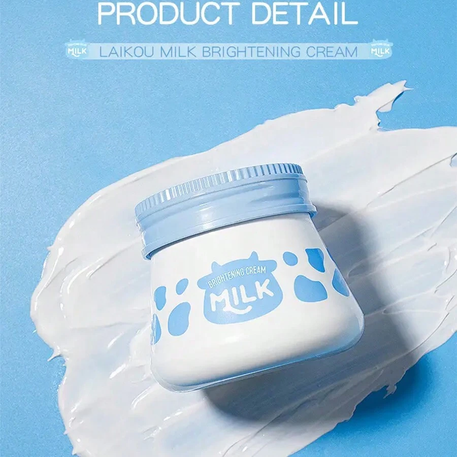 1瓶調色亮膚面霜，保濕滋潤，修復面霜，早晚適用，適合女孩和婦女的每日美容護理，使肌膚水嫩光滑，緊緻亮白 - 藍色 - 查看 1