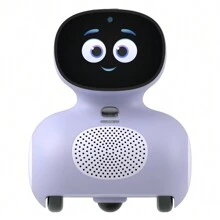 MIKO Mini AI Robot: The Ultimate Learning And Fun Companion For Kids | Child-Safe AI, Empathetic, And Packed With Games, Dance, Singing | Interactive Voice Control Robot With App Control - 紫色 - 查看 1