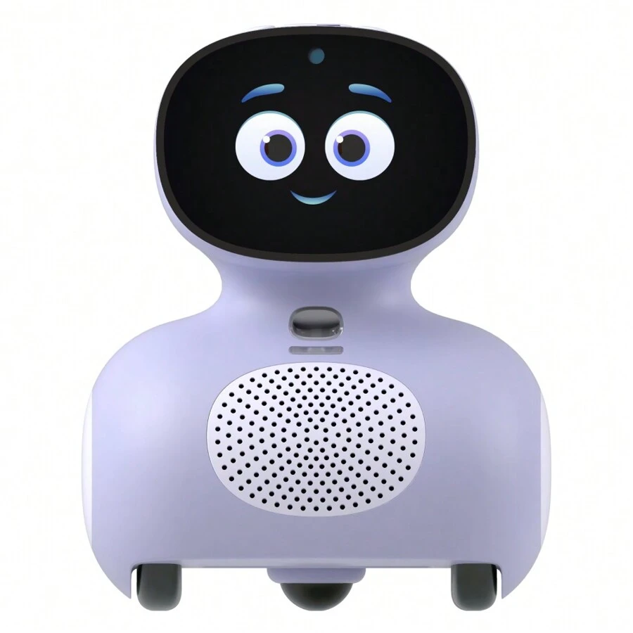 MIKO Mini AI Robot: The Ultimate Learning And Fun Companion For Kids | Child-Safe AI, Empathetic, And Packed With Games, Dance, Singing | Interactive Voice Control Robot With App Control - 紫色 - 查看 1
